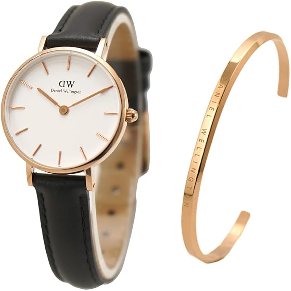 Daniel Wellington Classic Petite Sheffield White Dial Black Leather Strap Watch For Women - DW00100230 Buy Now By Daniel Wellington