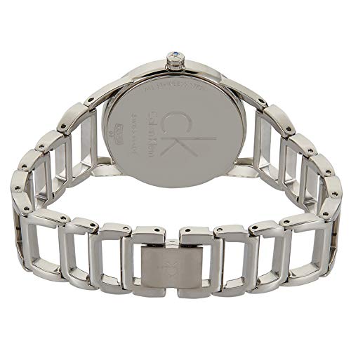 Calvin Klein Stately Pink Mother of Pearl Dial Silver Steel Strap Watch for Women - K3G2312E Buy Now By Calvin Klein