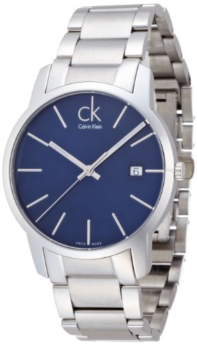 Calvin Klein City Blue Dial Silver Steel Strap Watch for Men - K2G2G14N Buy Now By Calvin Klein