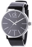 Calvin Klein Minimal Black Dial Black Leather Strap Watch for Men - K7621107 Buy Now By Calvin Klein
