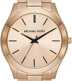 Michael Kors Slim Runway Three-Hand Gold Dial Gold Steel Strap Watch for Women - MK9122 Buy Now By Michael Kors