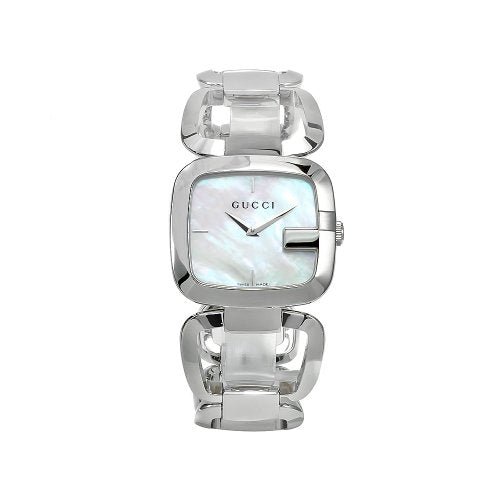 Gucci G-Class Mother of Pearl Dial Silver Steel Strap Watch For Women - YA125404 Buy Now By Gucci