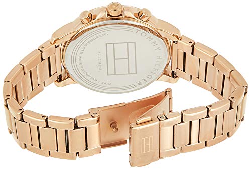 Tommy Hilfiger Claudia Black Dial Rose Gold Steel Strap Watch for Women - 1781820 Buy Now By Tommy Hilfiger