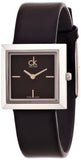 Calvin Klein Mark Black Dial Black Leather Strap Watch for Women - K3R231C1 Buy Now By Calvin Klein