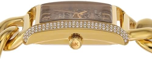 Michael Kors Emery Three Hand Leopard Print Gold Dial Gold Steel Strap Watch For Women - MK7437 Buy Now By Michael Kors