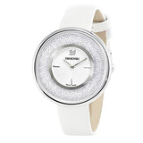 Swarovski Crystalline Pure White Dial White Leather Strap Watch for Women - 5275046 Buy Now By Swarovski