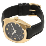 Gucci GG2570 Quartz Black Dial Black Leather Strap Watch For Women - YA142408 Buy Now By Gucci
