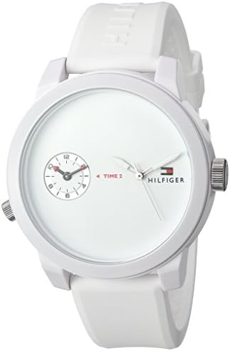 Tommy Hilfiger Denim White Dial White Rubber Strap Watch for Men - 1791324 Buy Now By Tommy Hilfiger