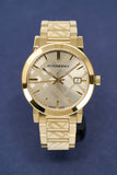 Burberry The City Gold Dial Gold Steel Strap Watch for Men - BU9038 Buy Now By Burberry
