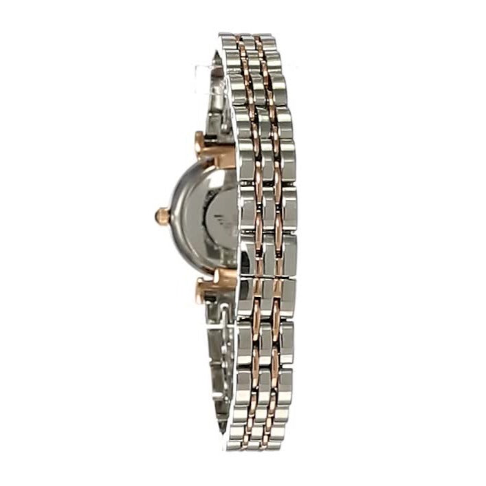 Emporio Armani Gianni T Bar Quartz Blue Dial Two Tone Steel Strap Watch For Women - AR11222 Buy Now By Emporio Armani