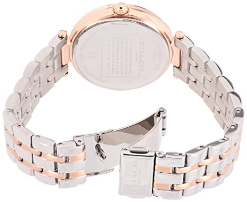 Coach Park Silver Dial Two Tone Steel Strap Watch for Women - 14503644 Buy Now By Coach