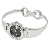 Gucci Guccisima Quartz Black Dial Silver Steel Strap Watch For Women - YA134501 Buy Now By Gucci