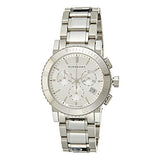 Burberry City Chronograph White Dial Silver Steel Strap Watch For Women - BU9700 Buy Now By Burberry
