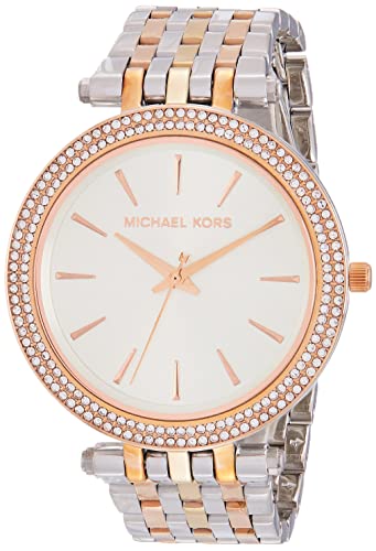 Michael Kors Darci Silver Dial Two Tone Stainless Steel Strap Watch for Women - MK3203 Buy Now By Michael Kors