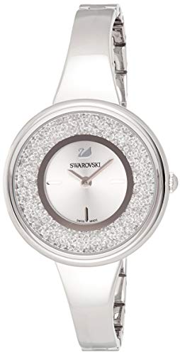 Swarovski Crystalline Pure Silver Dial Silver Steel Strap Watch for Women - 5269256 Buy Now By Swarovski