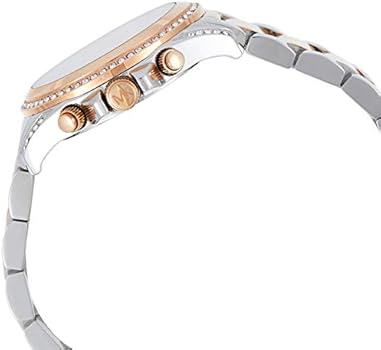 Michael Kors Blair Chronograph Black Dial Two Tone Steel Strap Watch For Women - MK6093 Buy Now By Michael Kors