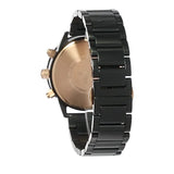 Emporio Armani Mario Ceramic Chronograph Black Dial Black Steel Strap Watch For Men - AR70002 Buy Now By Emporio Armani