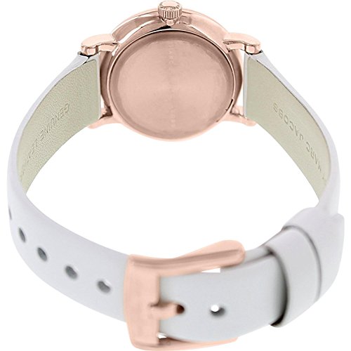 Marc Jacobs Baker White Dial White Leather Strap Watch for Women - MBM1284 Buy Now By Marc Jacobs