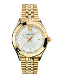 Versace Hellenyium Analog White Dial Gold Steel Strap Watch for Men - VEVK00720 Buy Now By Versace