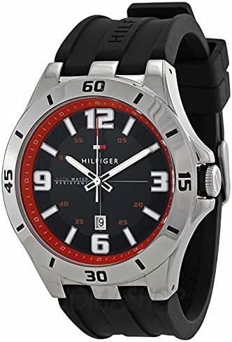 Tommy Hilfiger Drew Black Dial Black Rubber Strap Watch for Men - 1791064 Buy Now By Tommy Hilfiger