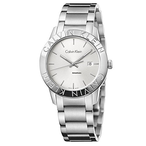 Calvin Klein Steady Silver Dial Silver Steel Strap Watch for Women - K7Q21146 Buy Now By Calvin Klein