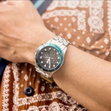 Fossil FB-01 Chronograph Black Dial Silver Steel Strap Watch for Men - FS5827 Buy Now By Fossil