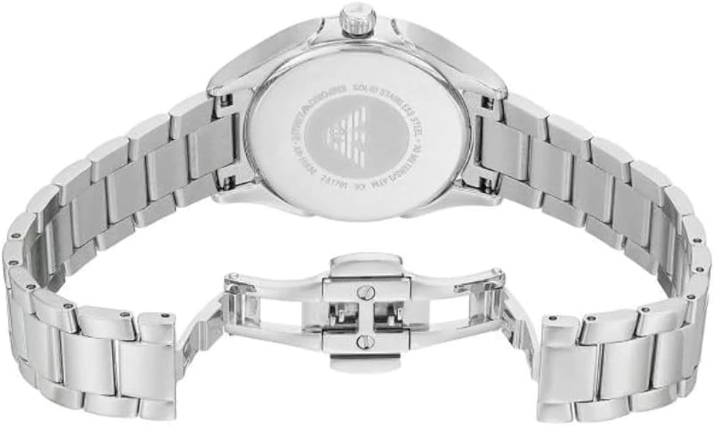 Emporio Armani Valeria Quartz Mother of Pearl Dial Silver Steel Strap Watch For Women - AR11030 Buy Now By Emporio Armani