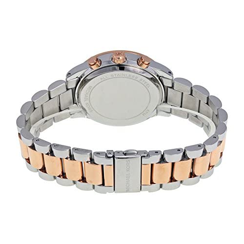 Michael Kors Brinkley Blue Dial Two Tone Steel Strap Watch for Women - MK6205 Buy Now By Michael Kors