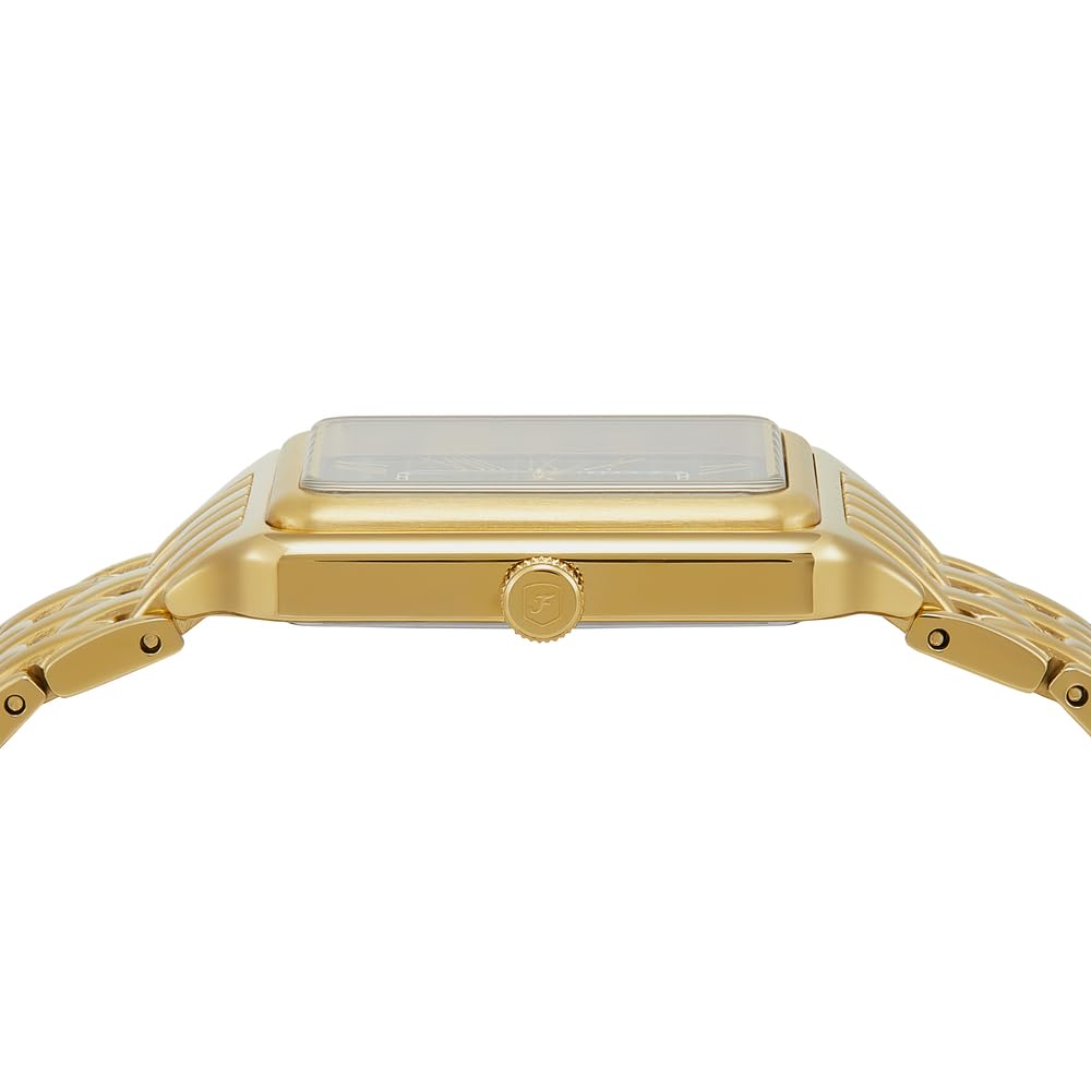 Fossil Raquel Three Hand Date Green Dial Gold Steel Strap Watch For Women - ES5341 Buy Now By Fossil