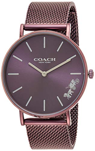 Coach Perry Purple Dial Purple Mesh Bracelet Watch for Women - 14503484 Buy Now By Coach
