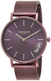 Coach Perry Purple Dial Purple Mesh Bracelet Watch for Women - 14503484 Buy Now By Coach