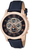 Fossil Grant Automatic Blue Dial Blue Leather Strap Watch for Men - ME3029 Buy Now By Fossil