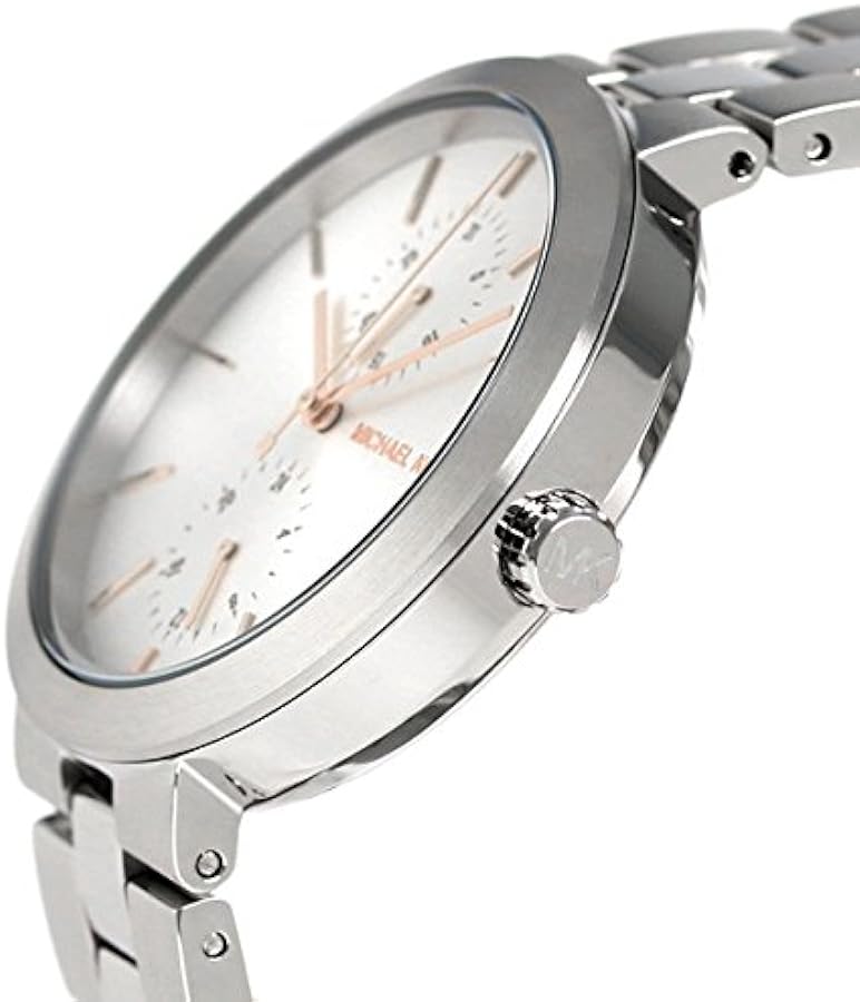 Michael Kors Garner Analog Silver Dial Silver Steel Strap Watch For Women - MK6407 Buy Now By Michael Kors