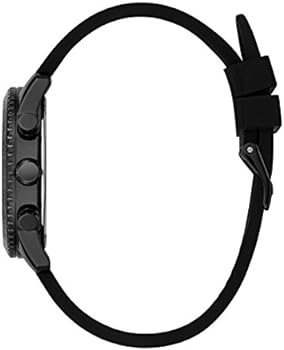 Guess Marina Chronograph Black Dial Black Rubber Strap Watch for Women - W1025L3 Buy Now By Guess