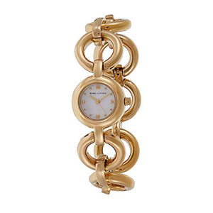 Marc Jacobs Rock White Dial Gold Steel Strap Watch for Women - MBM3005 Buy Now By Marc Jacobs