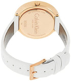 Calvin Klein Chic White Dial White Leather Strap Watch for Women - K7N236K2 Buy Now By Calvin Klein