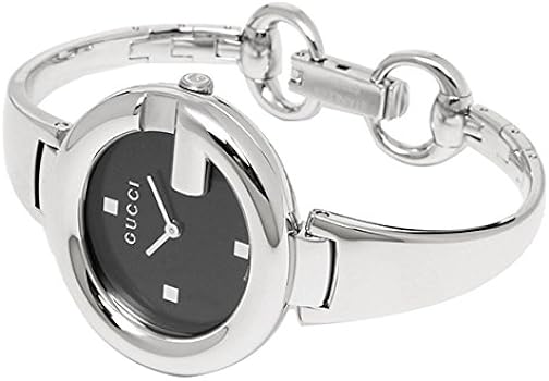 Gucci Guccissima Black Dial Silver Steel Strap Watch For Women - YA134301 Buy Now By Gucci