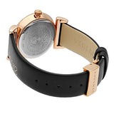 Versace V-Motif Vintage Logo Black Dial Black Leather Strap Watch for Women - VERE00818 Buy Now By Versace