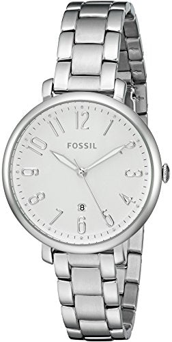 Fossil Jacqueline White Dial Silver Steel Strap Watch for Women - ES3969 Buy Now By Fossil