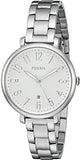Fossil Jacqueline White Dial Silver Steel Strap Watch for Women - ES3969 Buy Now By Fossil