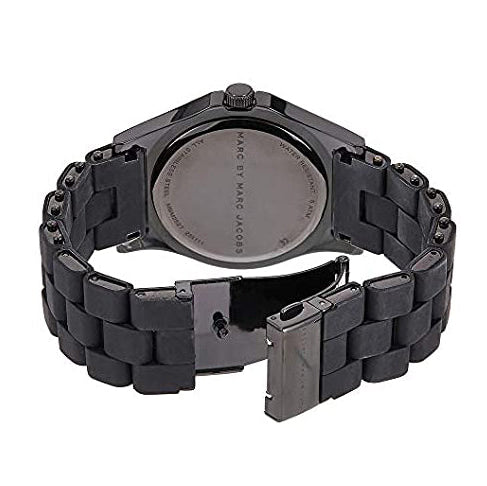 Marc Jacobs Pelly Black Dial Black Silicone Strap Watch for Women - MBM2527 Buy Now By Marc Jacobs