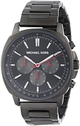Michael Kors Sullivan Chronograph Black Dial Grey Steel Strap Watch For Men - MK8970 Buy Now By Michael Kors