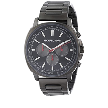 Michael Kors Sullivan Chronograph Black Dial Grey Steel Strap Watch For Men - MK8970 Buy Now By Michael Kors