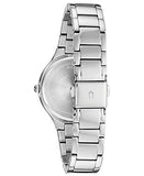 Bulova Crystal Collection Mother of Pearl Dial Silver Steel Strap Watch for Women - 96L263 Buy Now By Bulova