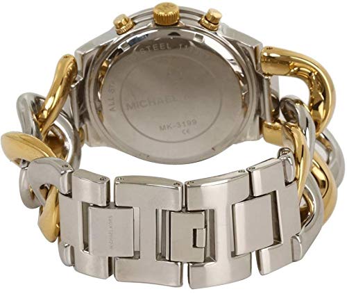 Michael Kors Runway White Dial Two Tone Steel Strap Watch for Women - MK3199 Buy Now By Michael Kors