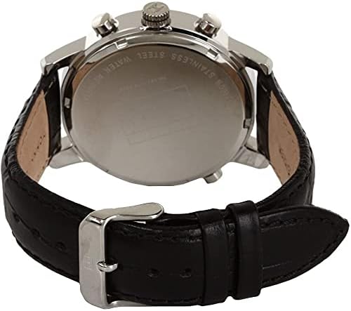 Tommy Hilfiger Harrison Chronograph Black Dial Black Leather Strap Watch for Men - 1790875 Buy Now By Tommy Hilfiger