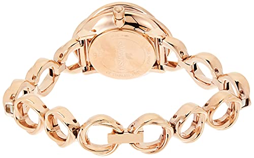 Swarovski Crystal Flower Red Dial Rose Gold Steel Strap Watch for Women - 5552783 Buy Now By Swarovski