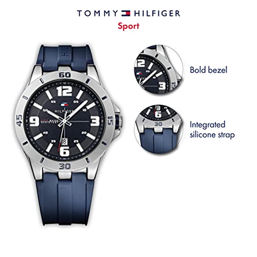 Tommy Hilfiger Drew Black Dial Black Rubber Strap Watch for Men - 1791062 Buy Now By Tommy Hilfiger