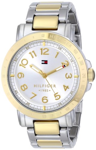 Tommy Hilfiger Damen Silver Dial Two Tone Steel Strap Watch for Women - 1781398 Buy Now By Tommy Hilfiger