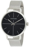 Calvin Klein Even Black Dial Silver Mesh Bracelet Watch for Women - K7B23121 Buy Now By Calvin Klein